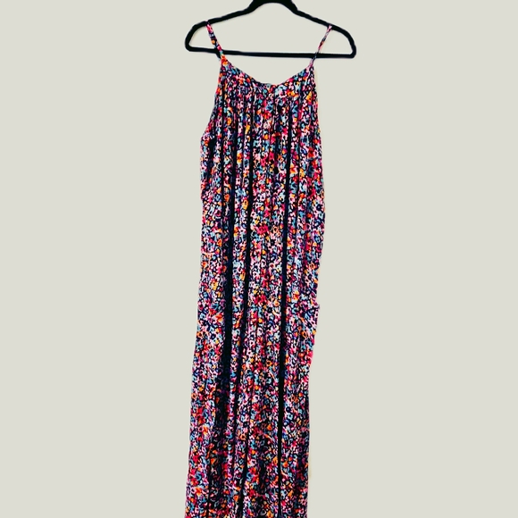 KARMA Hwy Silky Relaxed Palazzo Jumper Blue/Teal NWT OS - Picture 4 of 8